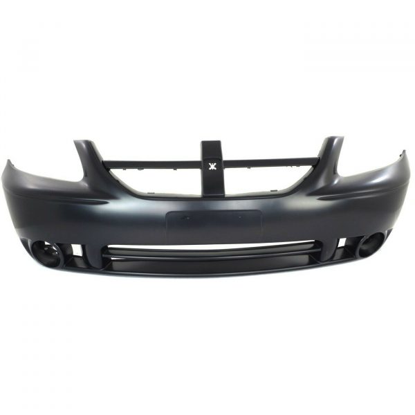 New Bumper Cover Primed With Fog Light Holes Front Side Fits Dodge Grand Caravan 2005-2007 CH1000430 5139118AA