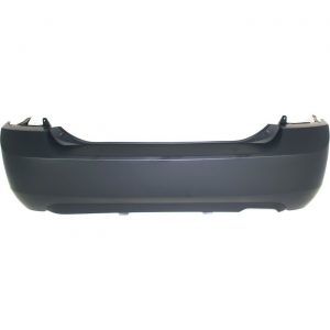 New Bumper Cover Primed With Single Exhaust Hole Rear Side Fits Ford Fusion 2006-2009 FO1100592 8E5Z17K835GAPTM