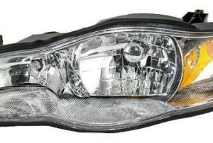 New Headlight Left Side With Bulb Fits Chevrolet Monte Carlo 2000-2005 GM2502212 10349960
