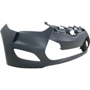 New Bumper Cover Primed Without Turbo Front Side Fits Hyundai Veloster 2012-2017 HY1000189 865112V000