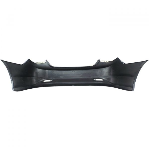 New Bumper Cover Primed With Single Exhaust Hole Rear Side Fits Hyundai Sonata 2011-2013 HY1100175 866103Q000