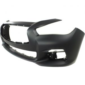 New Bumper Cover Primed Front Side Fits Infiniti Q50 2014-2017 IN1000256 620224HB0H