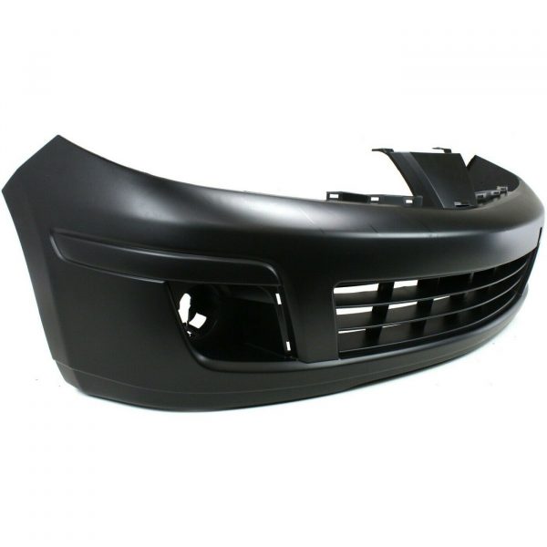New Bumper Cover Primed With Fog Light Holes Front Side Fits Nissan Versa 2007-2012 NI1000245 FBM229EG0J
