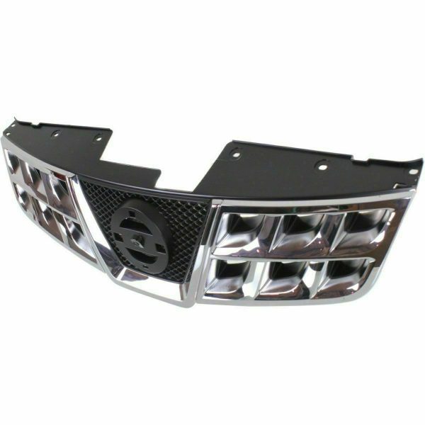 New Grille Chrome Shell/Black Insert Fits Nissan Rogue 2011-2015 NI1200249 623101VK0A