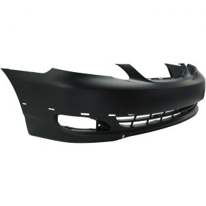 New Bumper Cover Primed With Spoiler Holes Front Side Fits Toyota	Corolla 2005-2008 TO1000298 521190Z939