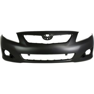 New Bumper Cover Primed Front Side Fits Toyota Corolla 2009-2010 TO1000343 5211902990