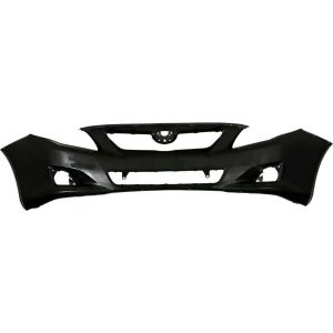 New Bumper Cover Primed Front Side Fits Toyota Corolla 2009-2010 TO1000343 5211902990