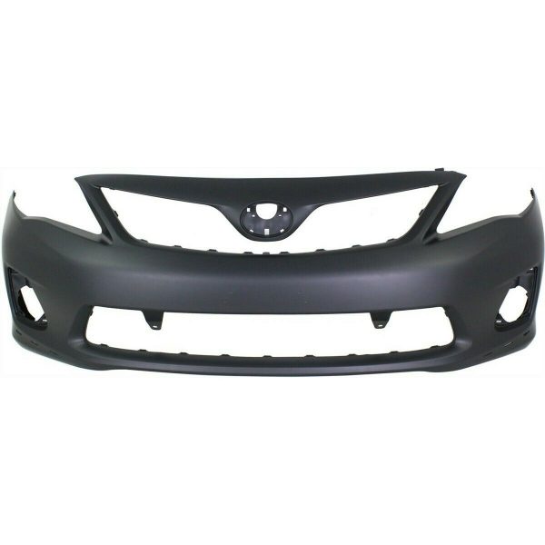 New Bumper Cover Primed With Spoiler Holes Front Side Fits Toyota Corolla 2011-2013 TO1000373 5211903902