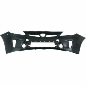 New Bumper Cover Primed Without HLW Holes Front Side Fits Toyota Prius Prius Plug-In 2012-2015 TO1000394 5211947934