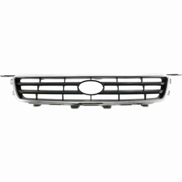 New Bumper Grille Assembly Chrome/Silver Front Side Fits Toyota Camry 2000-2001 TO1200225 53111AA020